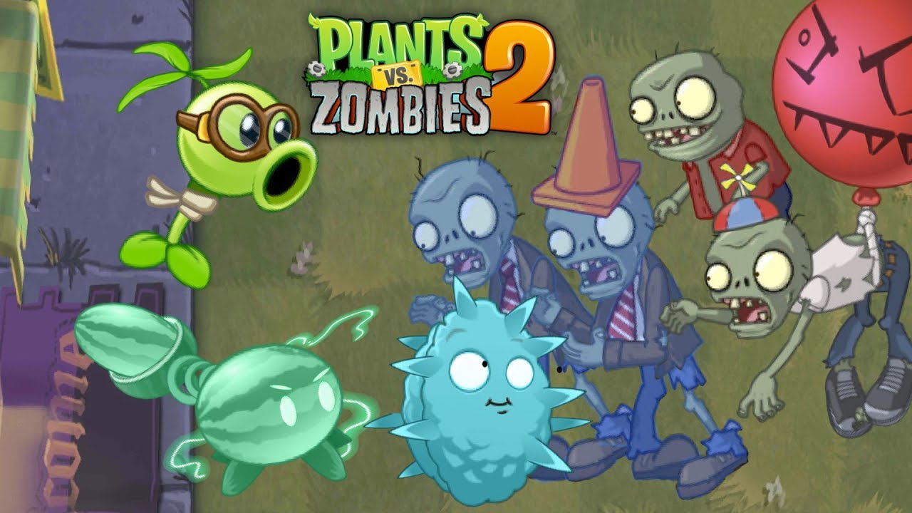 PvZ 2 New Plants 6 Animation (Cartoon) Nuevas plantas parte 6