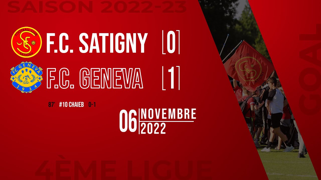 F.C. Satigny 2 - F.C. Geneva 1 [06.11.2022]