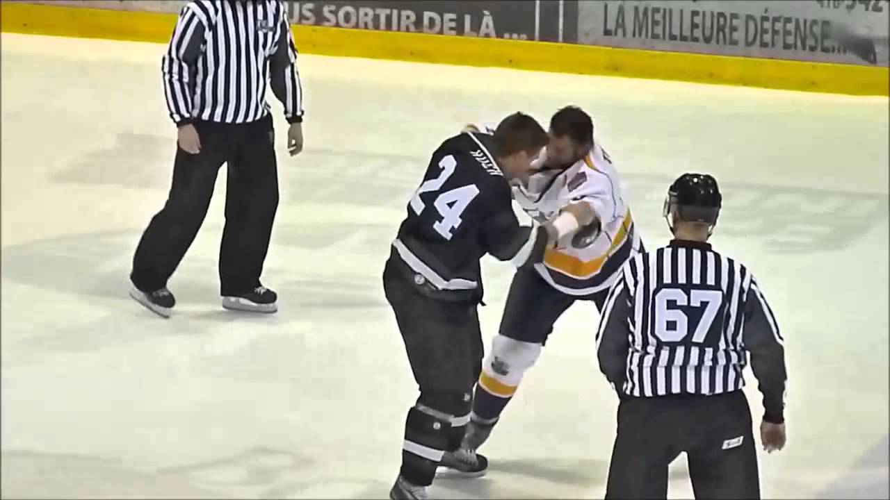 Joel Th&eacute;riault Isothermic deThetford vs TKO Gaby Roch Marquis de Jonquiere LNAH 03-04-2015