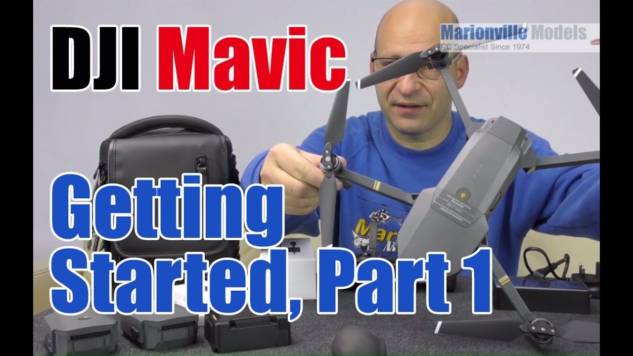 DJI Mavic Drone Getting Started. Part 1, Charging, Activating, Calibration