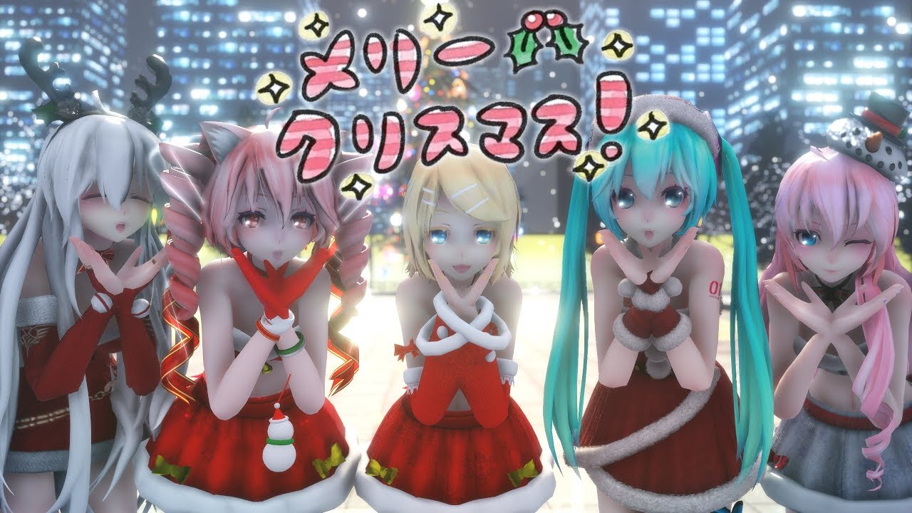 【MMD】 気まぐれメルシィ / Kimagure Mercy - ミク, リン, ルカ, ハク, テト(Miku,Rin,Luka,Haku,Teto) [1440p60fps]
