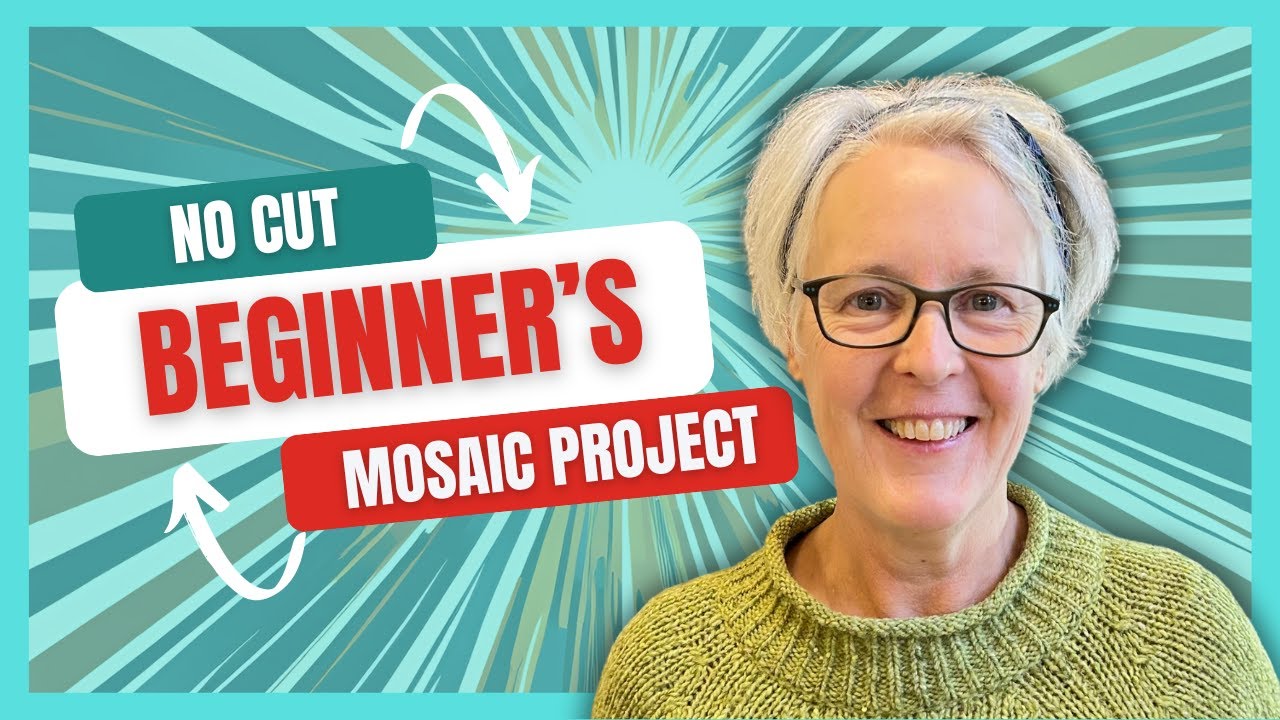 EASY DIY MOSAIC COASTERS, NO CUTTING NEEDED | Tutorial for Beginners