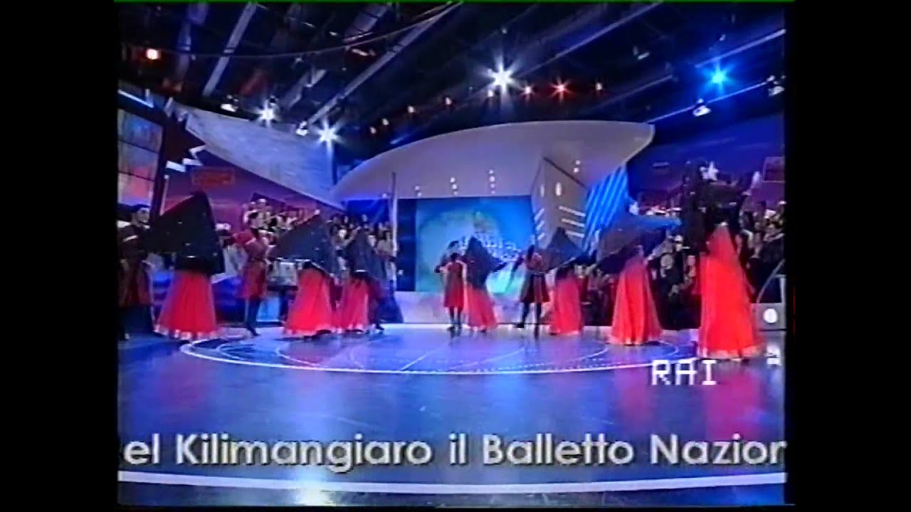 Rai Tre Italy. Mkhedruli  LIVE. New Show Georgian Fire  National Ballet Metekhi Potskhishvili.