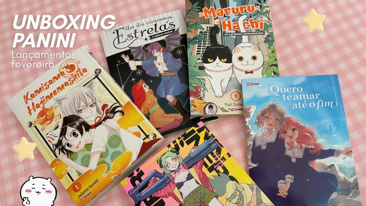Recebidos da Panini !! Unboxing de Mangás💗
