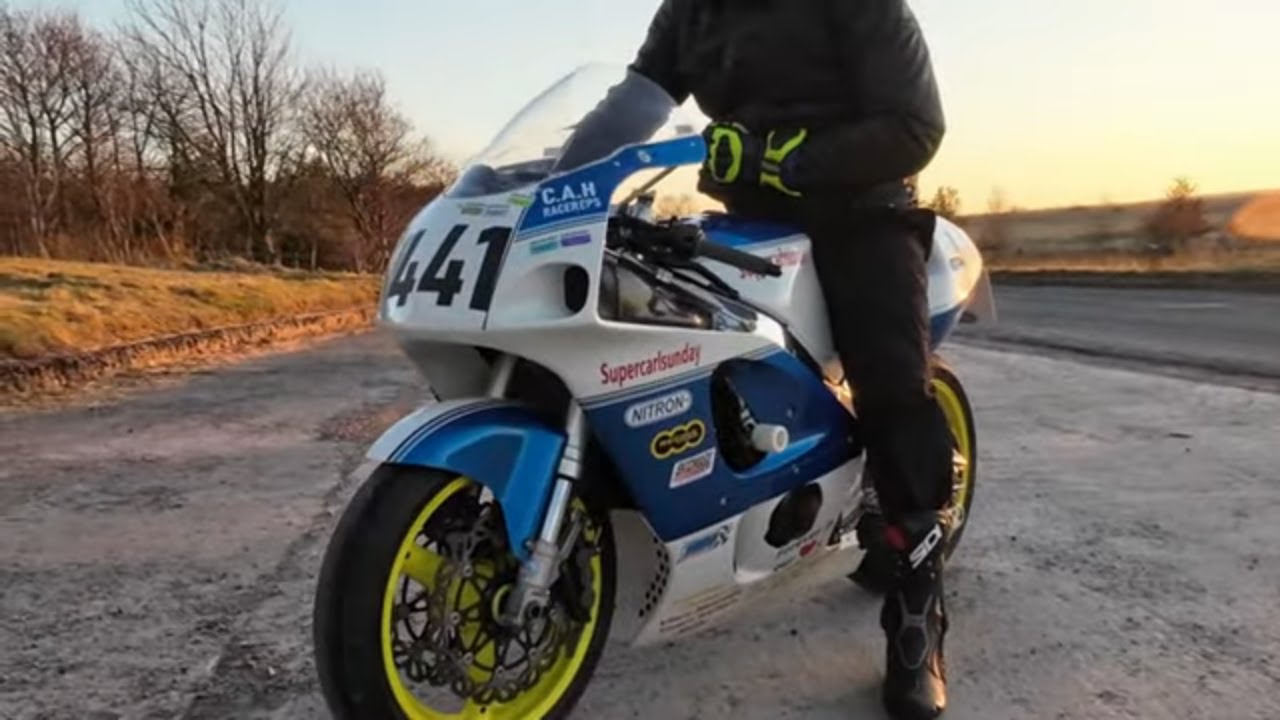 1997 Suzuki GSXR 750 SRAD Classic Superbike with Remus grand Prix exhaust dynojet quick shifter +