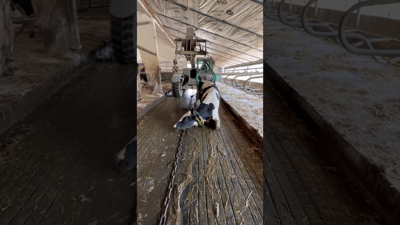 Intelligent Cow Transport  #cow #farming #automobile