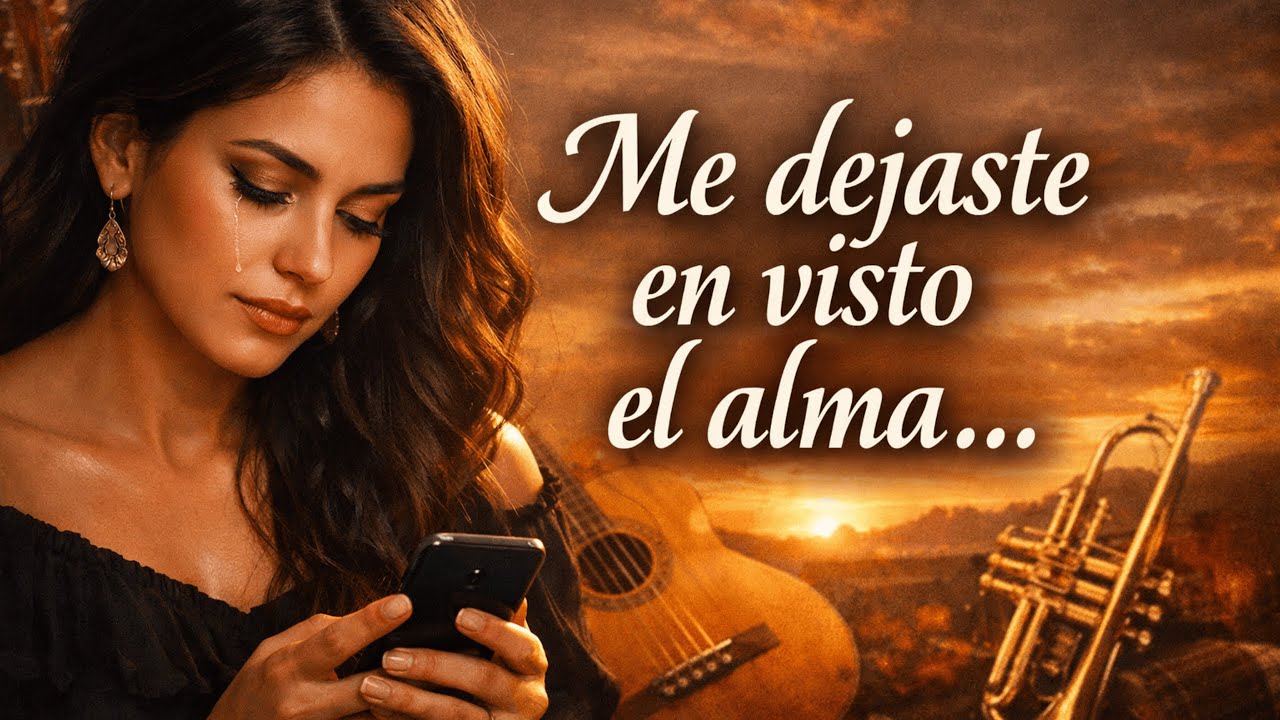 En Visto el Alma | Ranchera Balada Clásica | Me apagaste por dentro y ni siquiera dijiste adiós
