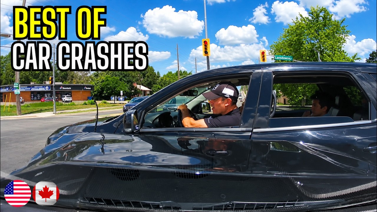 BEST OF CAR CRASHES COMPILATION | USA & CANADA - 76
