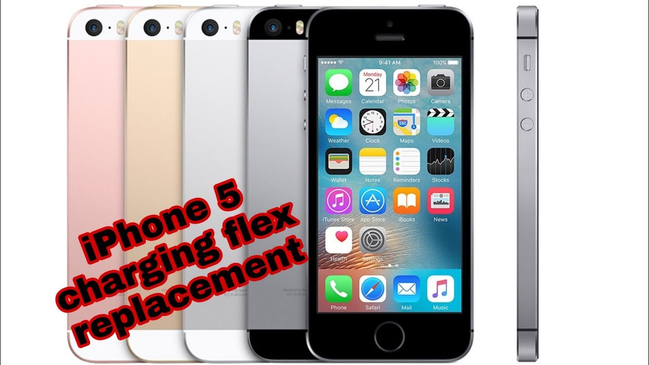 How To Replace IPHONE 5 CHARGING FLEX / CHARGING PORT / Replacement