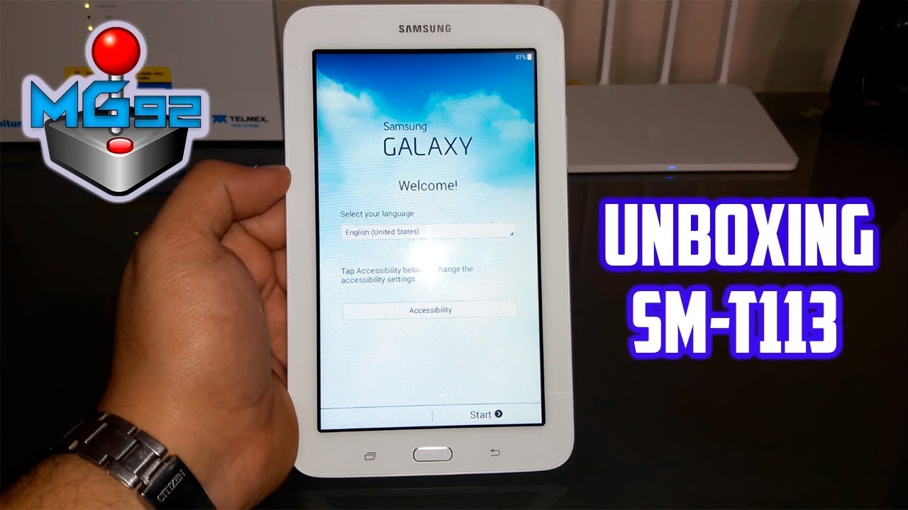 Samsung Galaxy Tab E Lite SM-T113 | 8GB 1GB 7 Pulgadas | Unboxing En Español