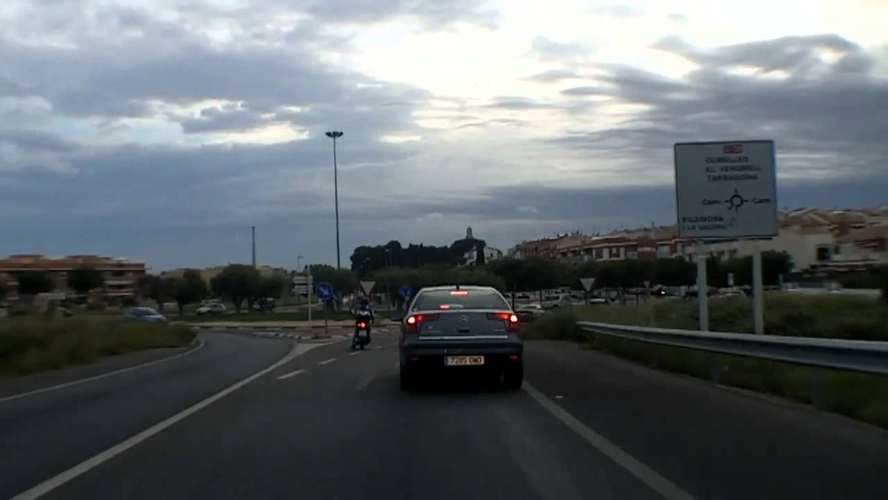 Barcelona - Salou road video - Из Барселоны в Салоу