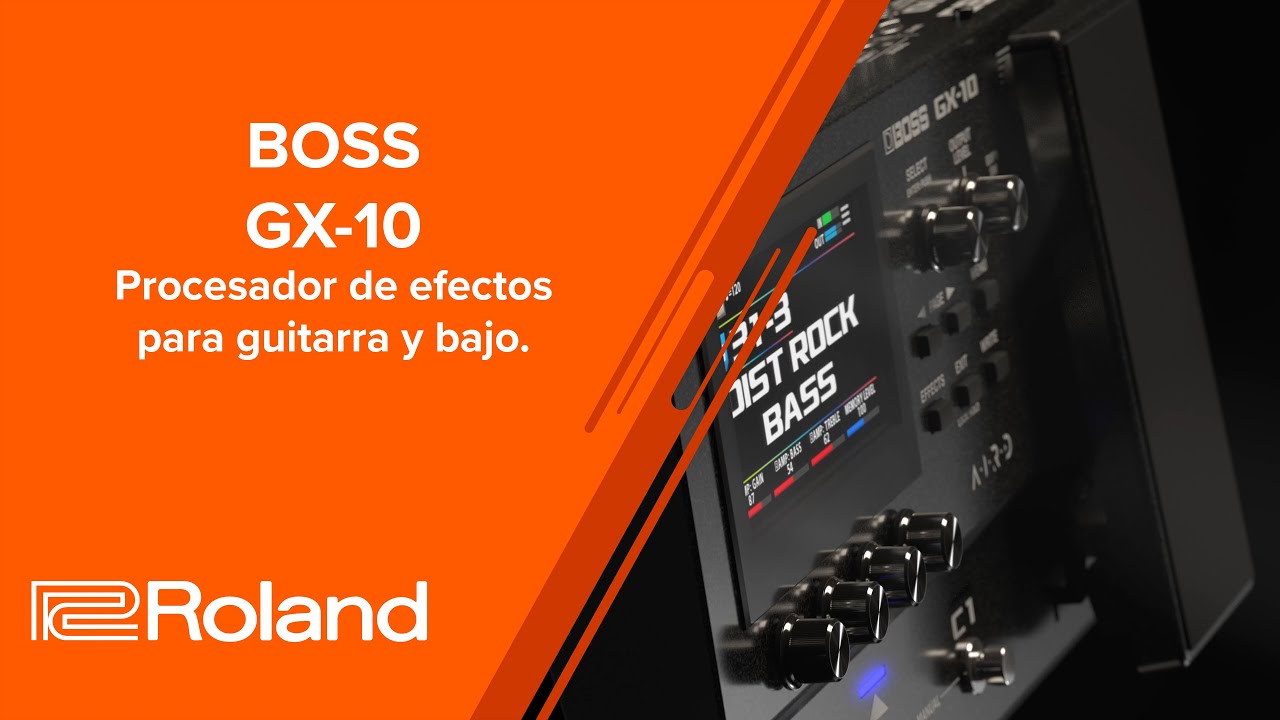 BOSS - GX-10: Procesador de efectos para guitarra y bajo.