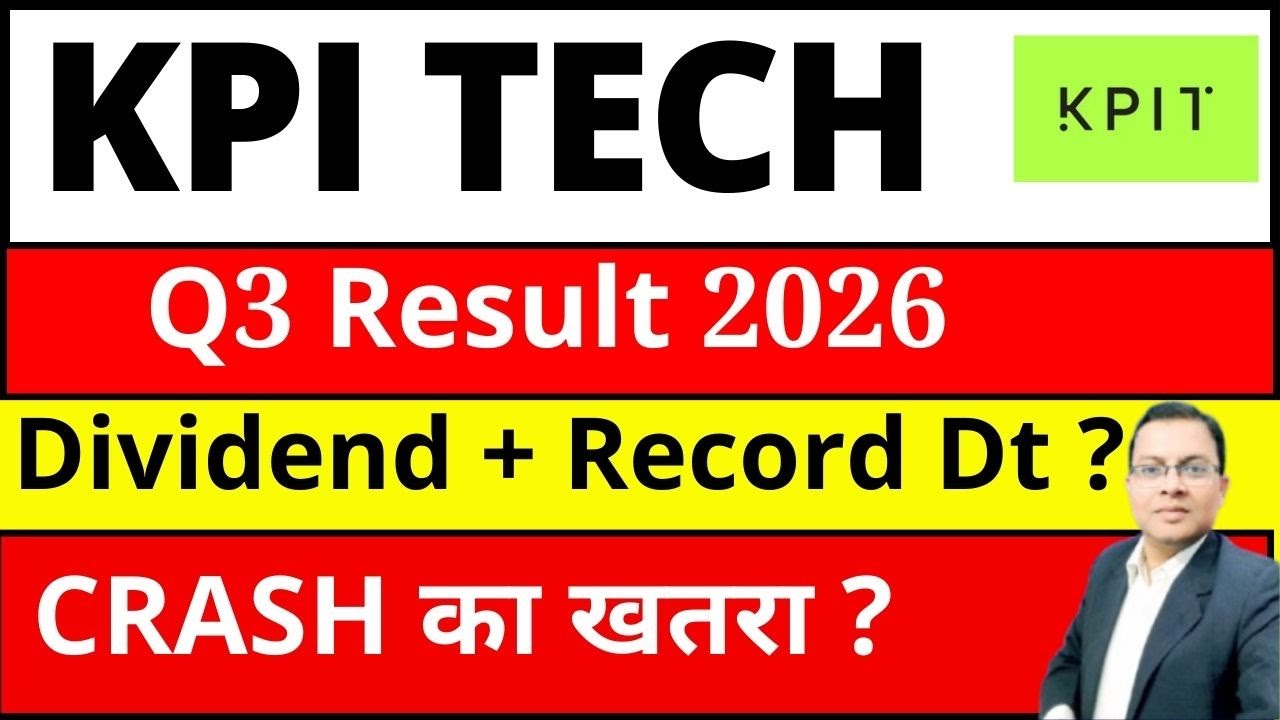 KPITTECH q3 result 2026 I KPIT TECH dividend I KPIT TECH result I KPIT TECH share CRASH REASONS