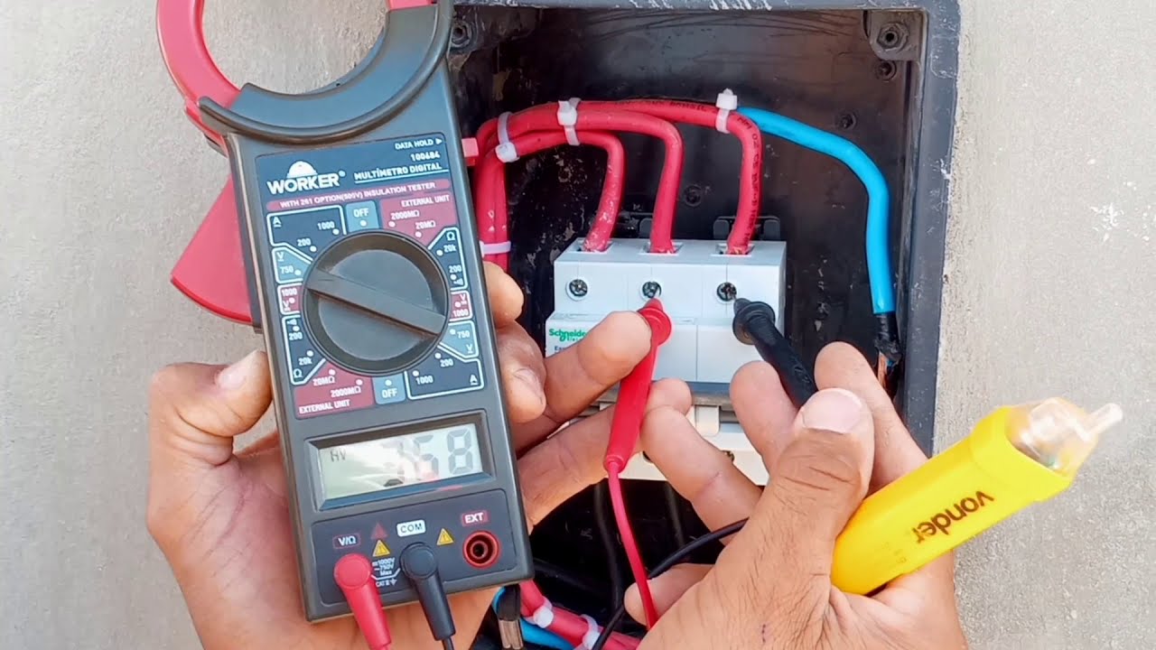 #como fazer a #medição de #tensão #elétrica #380V e #220V