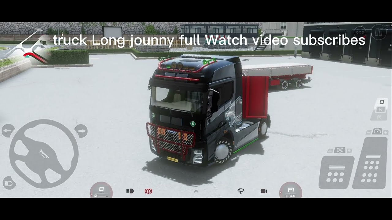 Truck driver game new truck Long jounny full video toll gate roadways view' #yutubeshorts #gaming 