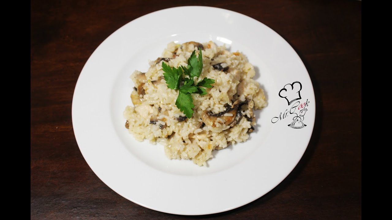 РИЗОТТО С КУРИЦЕЙ И ГРИБАМИ. Как приготовить?