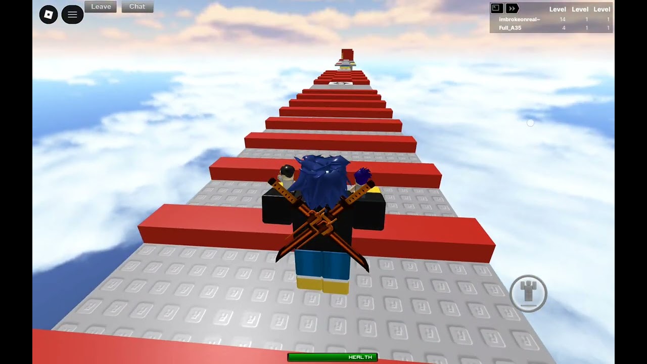 Beating an old version of oldmap404's obby in roblox retrostudio