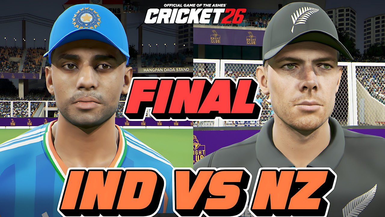 India vs New Zealand Final at Narendra Modi Stadium Ahmedabad | Cricket 26 Live