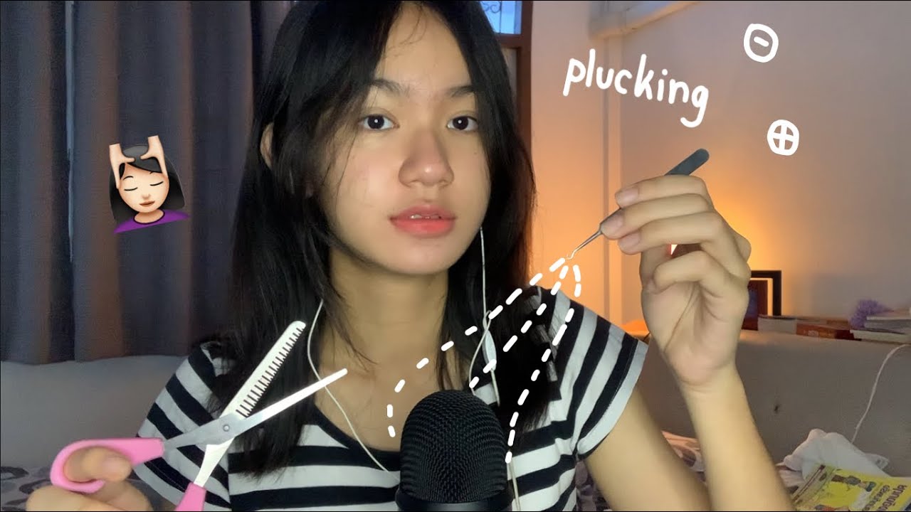 ASMR Thai Plucking Negative Energy & Removing Stress 💆🏻‍♀️ มาดึงพลังงานลบให้หายกังวลตามคำขอ