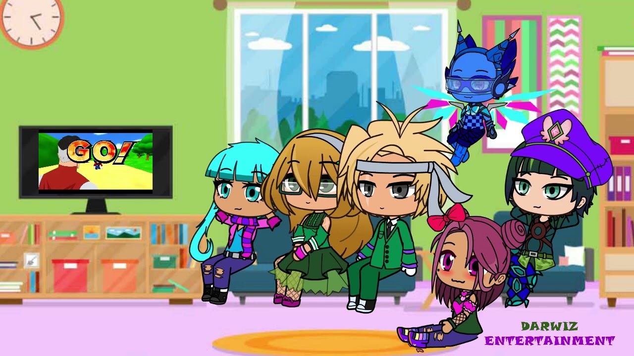Jarvis and The Company react to Nintendo Memes 3 (Gacha Club)