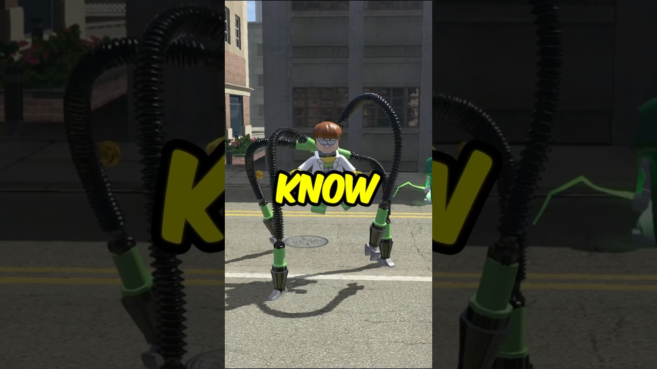Did you know this detail about Doctor Octopus in the Lego Marvel games? #videogames #legomarvel