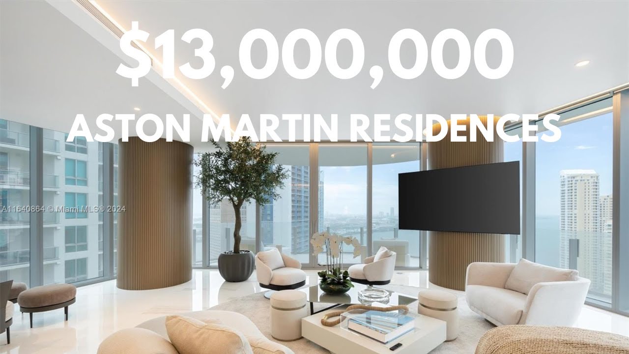 Inside the Aston Martin Residences in Downtown Miami | Unit 3001 | $13,000,000