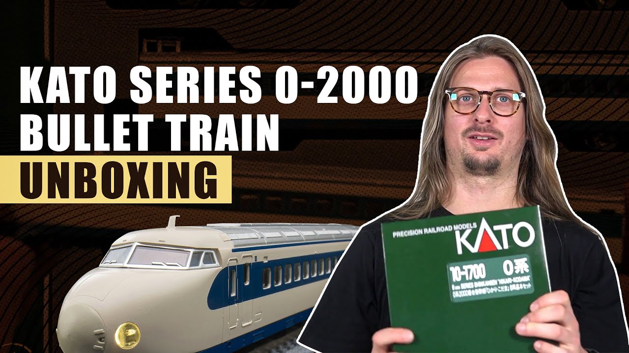 Като | Распаковка скоростного поезда Shinkansen (Hikari-Kodama) Series 0-2000 | #askHearns