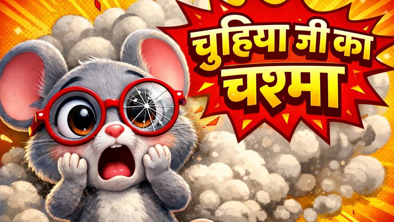 धप्प्प्प! 😆 चुहिया जी का चश्मा टूट गया | Kids Cartoon Song | Bachpan Learning Kids