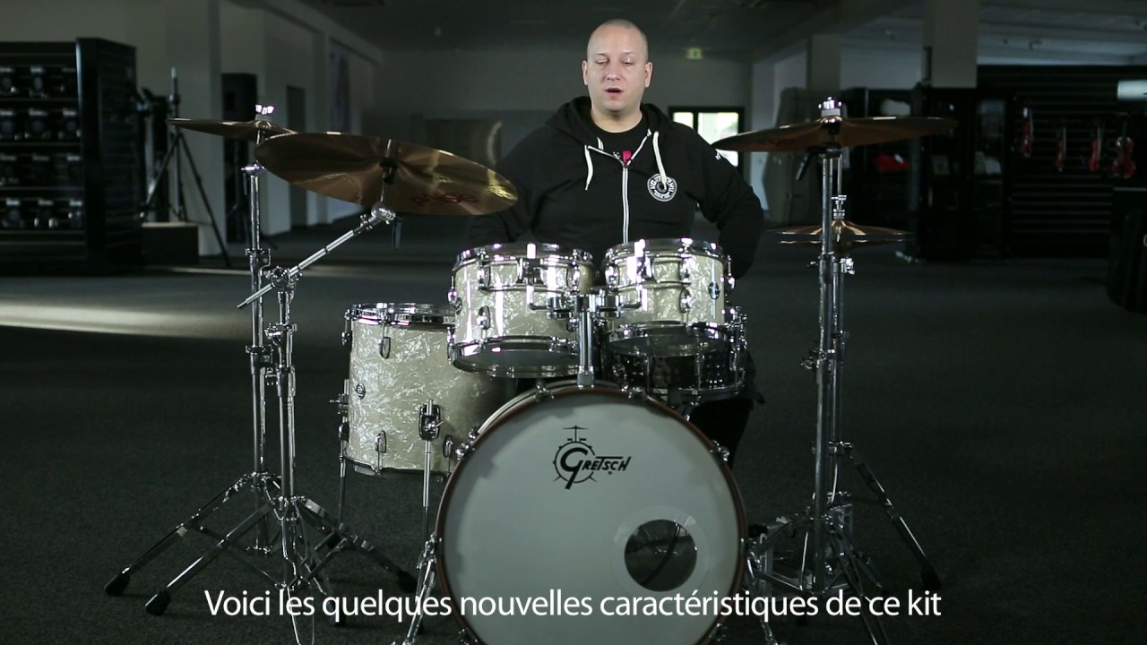 Batterie Gretsch Renown Maple 2016 Series avec Gergo Borlai
