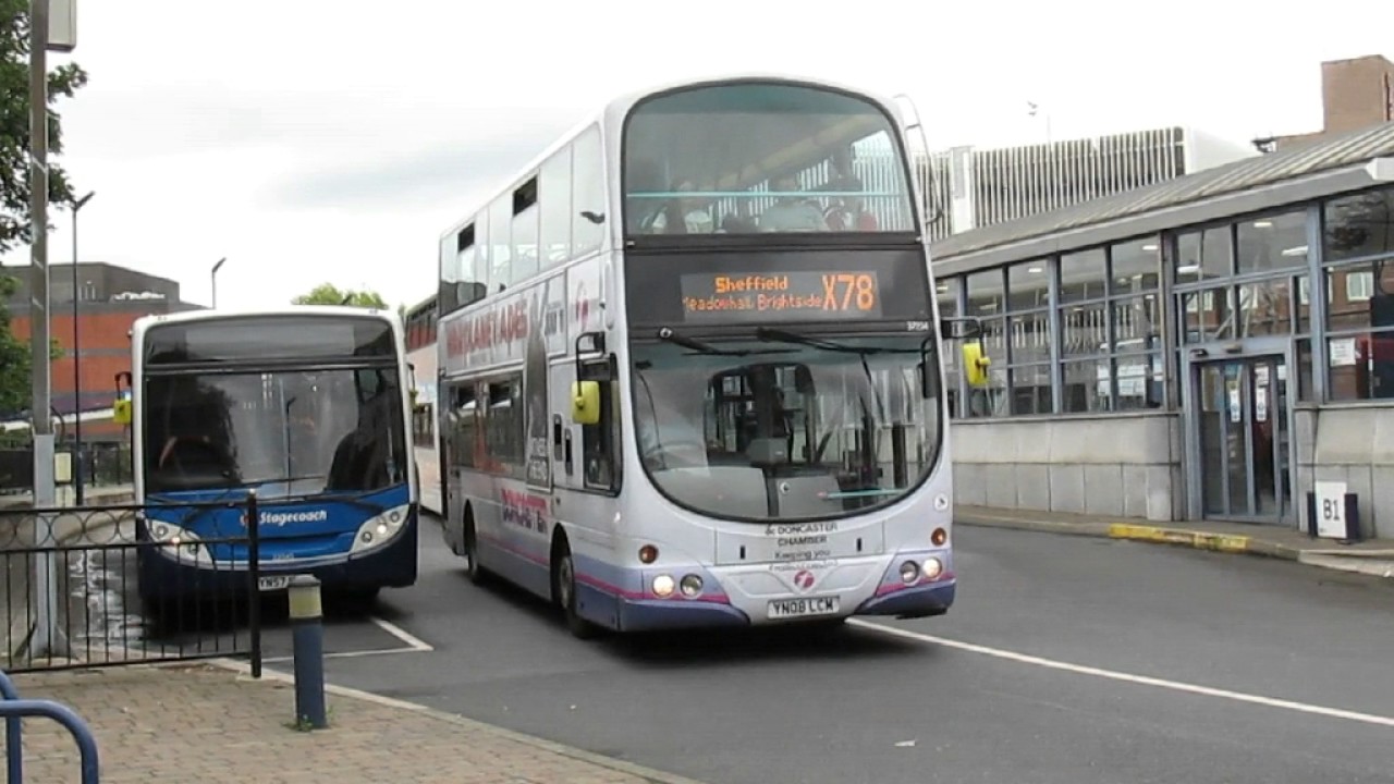 Buses at Rotherham July 2017