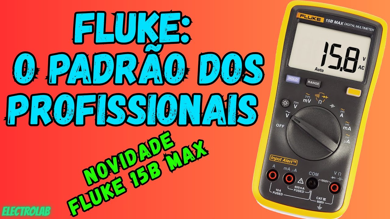 🔥 Multímetro FLUKE 15B MAX – Medidor de Verdade ou Só Nome?