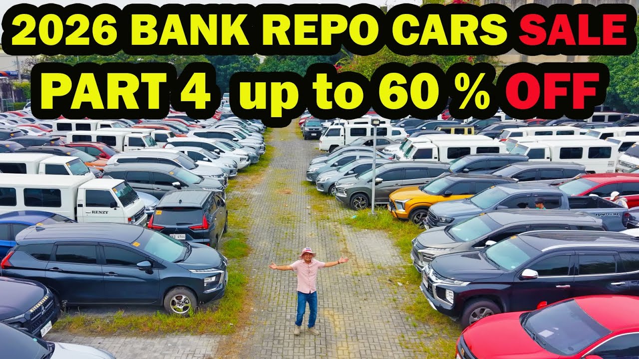 2026 BANK REPO CARS SALE PART 4 up to 60% OFF SEDAN PICK UP SUV UTILITY VAN 7SEATER SECURITY BANK PH