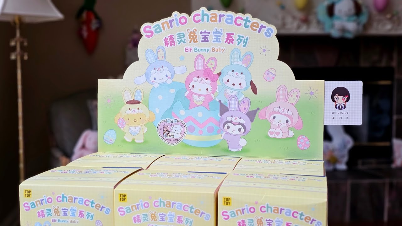 🐰 Sanrio Characters: Elf Bunny Baby blind box case unboxing!