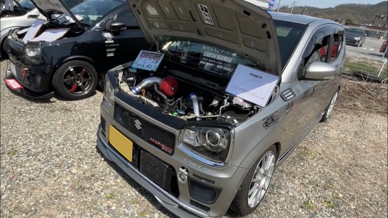 【HA36S アルトワークス 4WD】グピ雄ちゃんねるグピ雄号登場