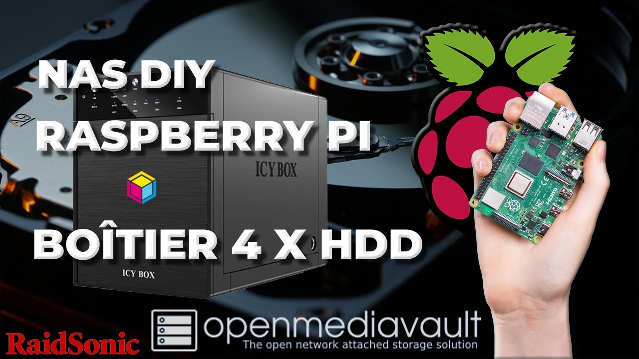 NAS DIY &agrave; petit prix  : Cr&eacute;ez votre serveur de stockage avec le boitier IcyBox et Raspberry Pi