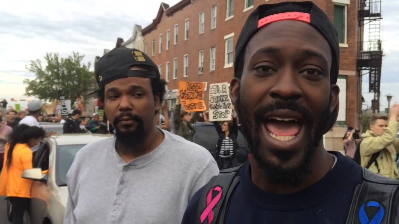 Baltimore Uprising Protest for Freddie Gray on May Day 2015