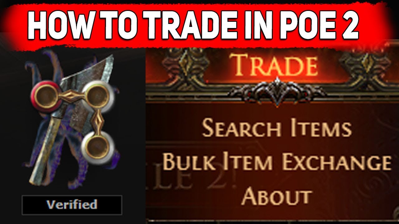 Path of Exile 2 How To Trade, Path of Exile 2 Trade System, PoE 2 Trading Guide