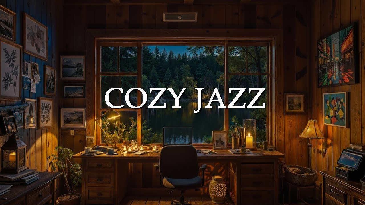 Quiet Cabin Porch Jazz | Warm Jazz Ambience for Focus, Sleep   Instrumental Jazz Relaxing Music