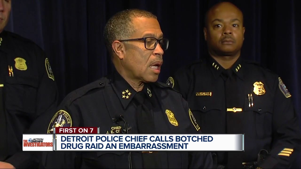 Detroit Police Chief calls botched drug raid an embarrassment
