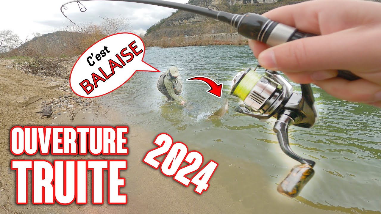 OUVERTURE TRUITE 2024 : Rapha&euml;l commence FORT avec cette GROSSE TRUITE FARIO !!