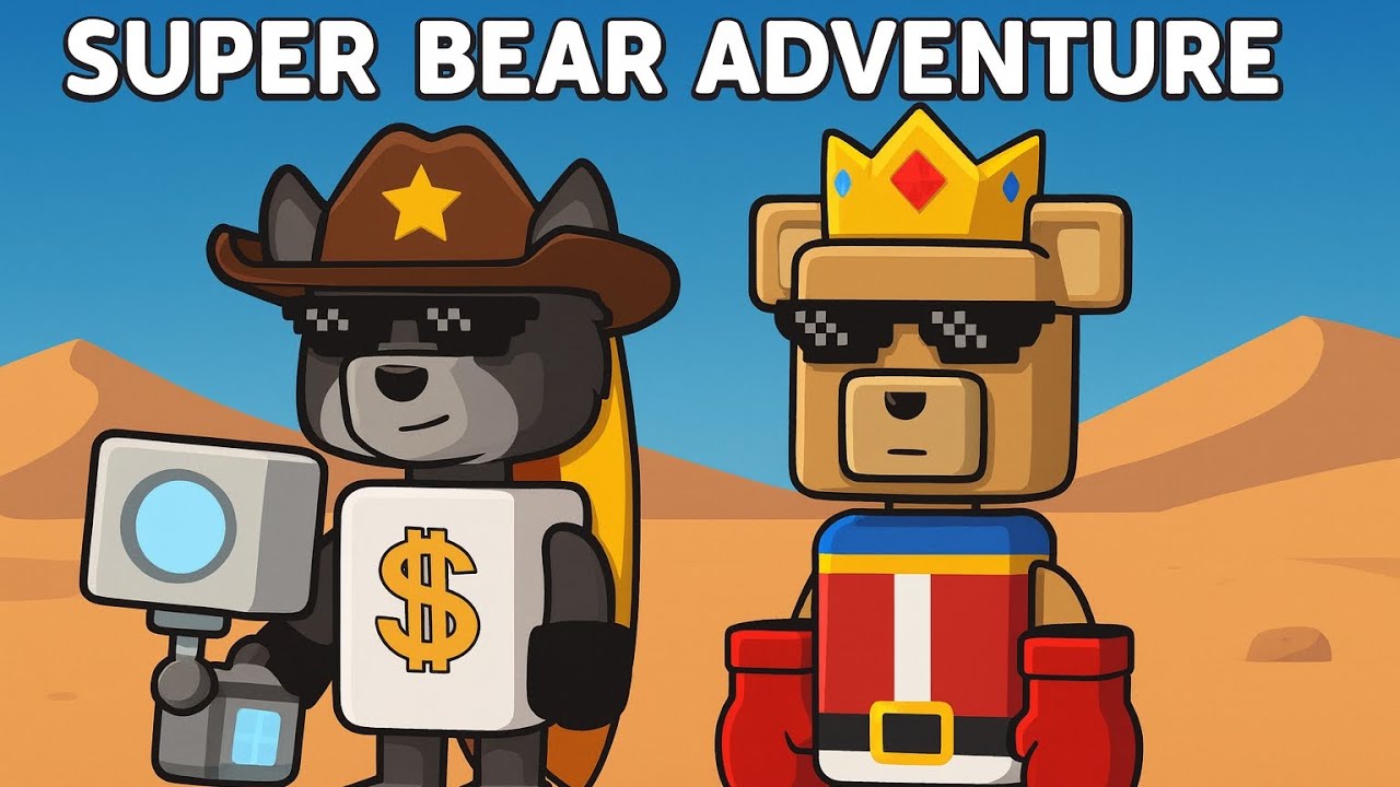 TAKİPÇİMLE Tüm Ayıları Kurtardık! | Super Bear Adventure Çöl Bölümü 