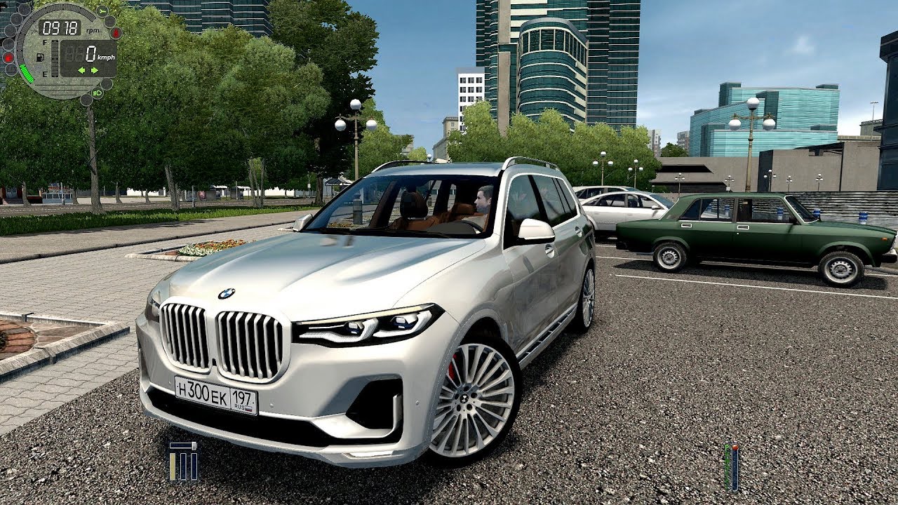 2020 BMW X7 40i - City Car Driving [Realistic Driving with Steering Wheel]