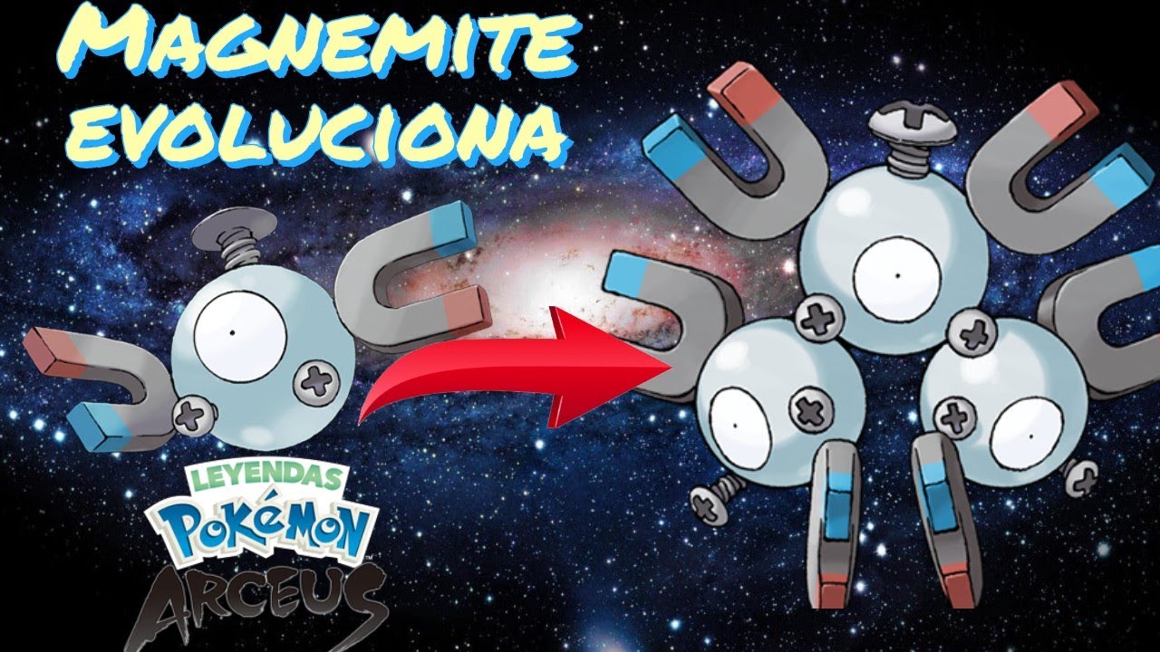 magnemite🔵 evoluciona Pokémon leyendas Arceus.