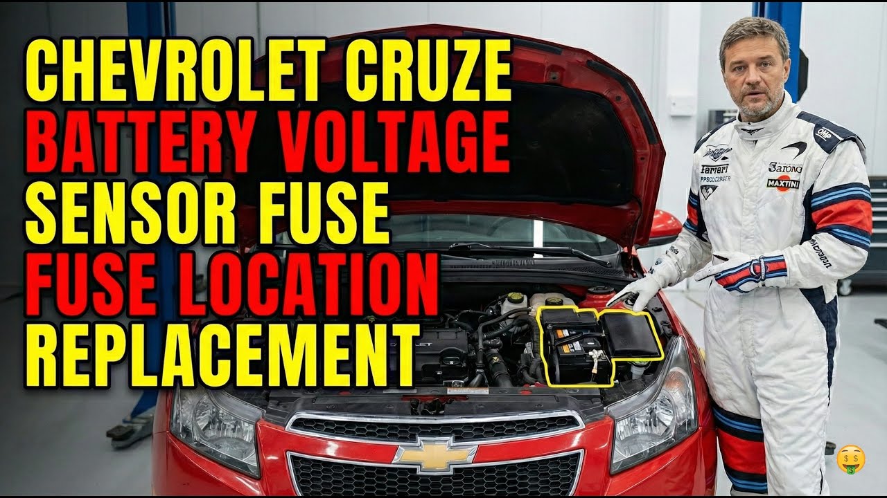 Устранение неисправности в системе зарядки аккумулятора Chevy Cruze (предохранитель датчика напря...