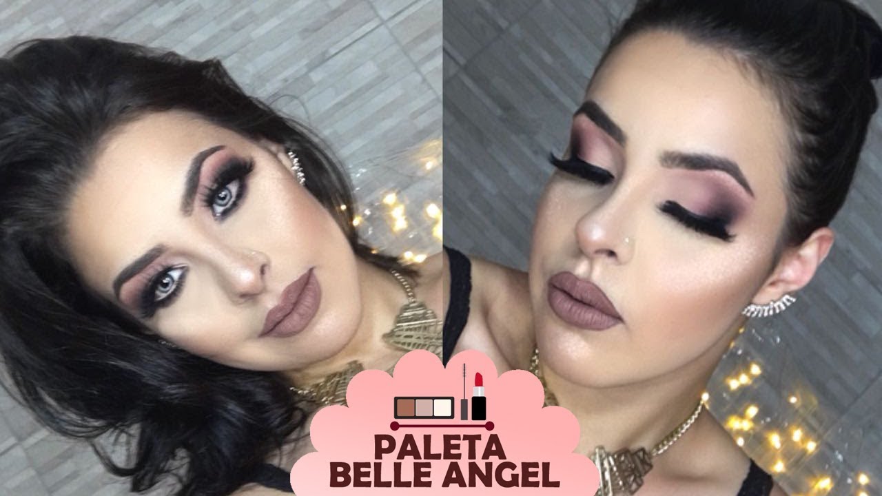 Esfumado sem Marcação com a Paleta Belle Angel