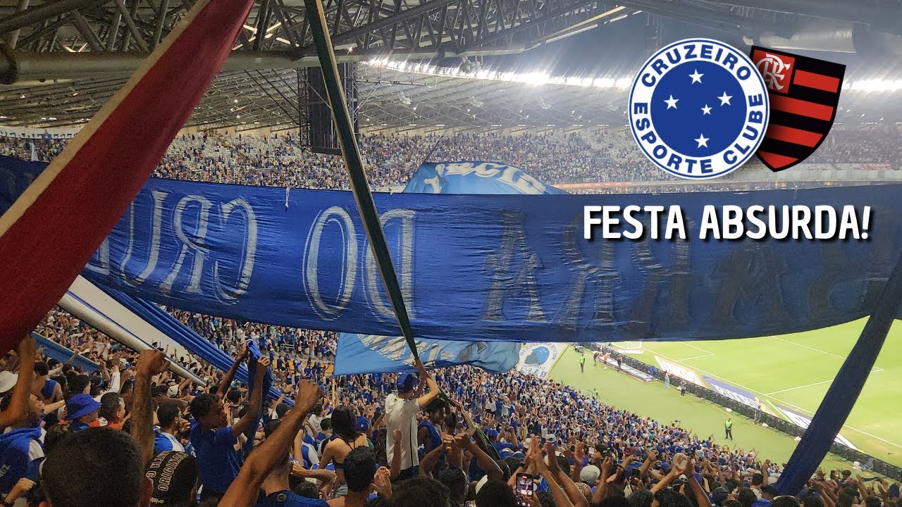 UMA AULA DE FUTEBOL E DE ARQUIBANCADA - CRUZEIRO X FLAMENGO