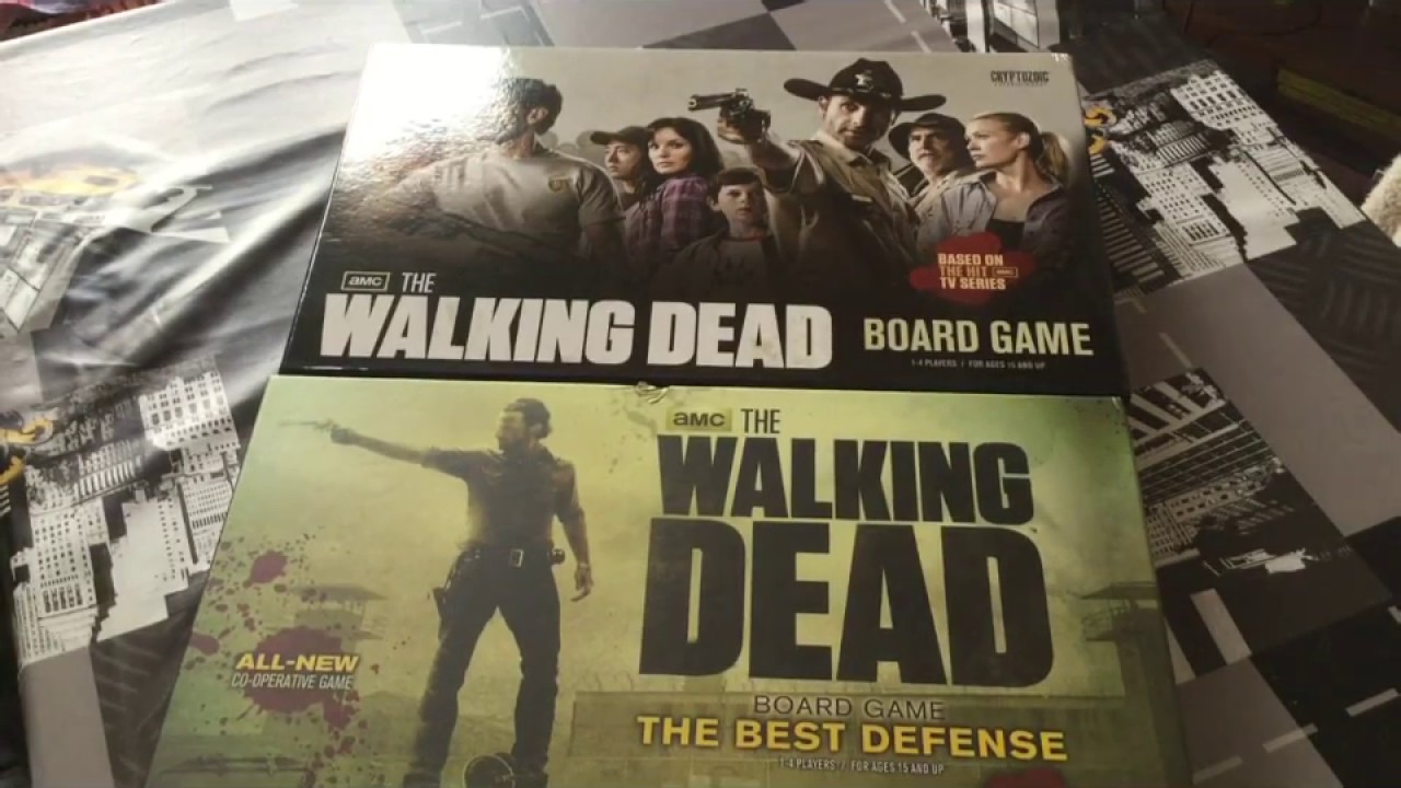 Unboxing des jeux de société The Walking Dead