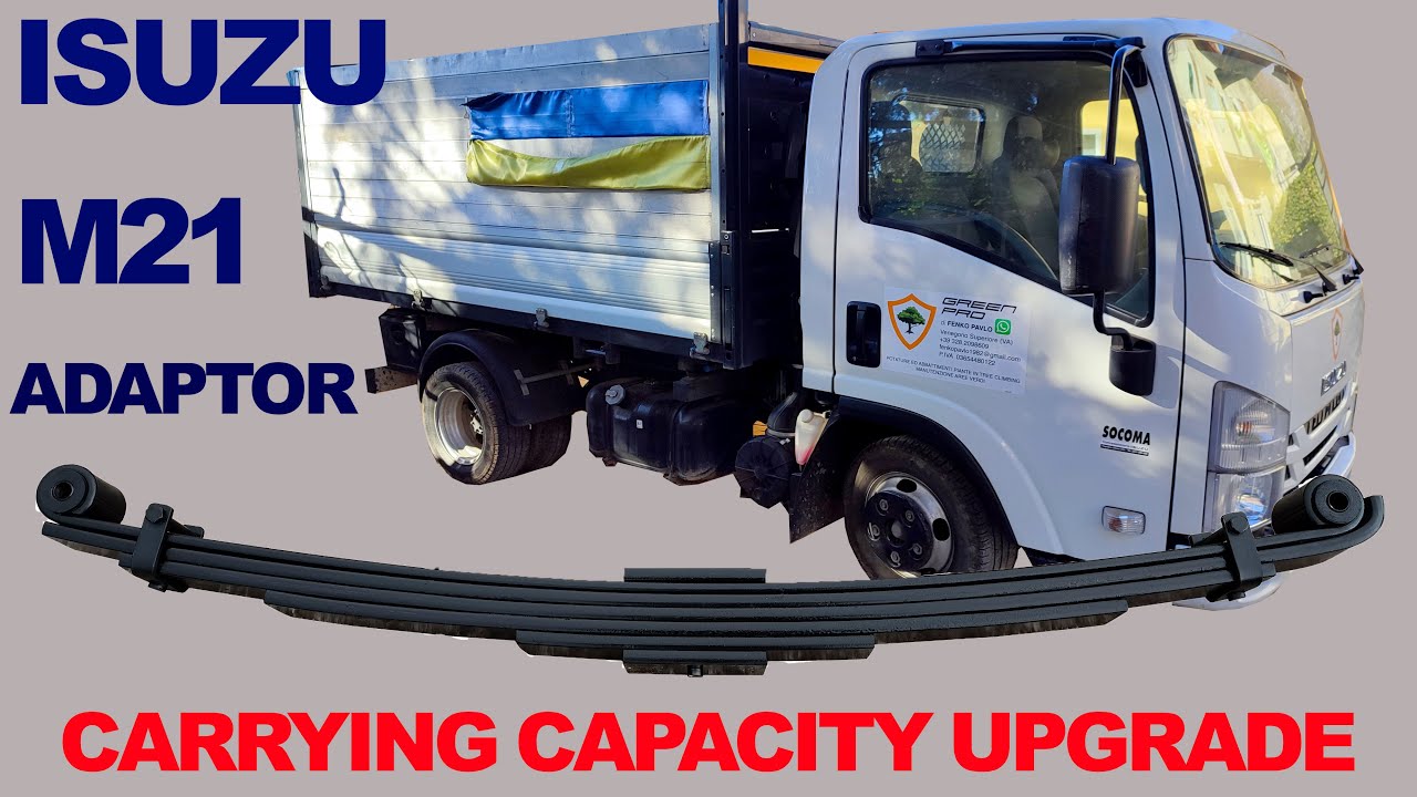ISUZU. How to Replace a Rear Spring. How to Increase the Load Capacity.