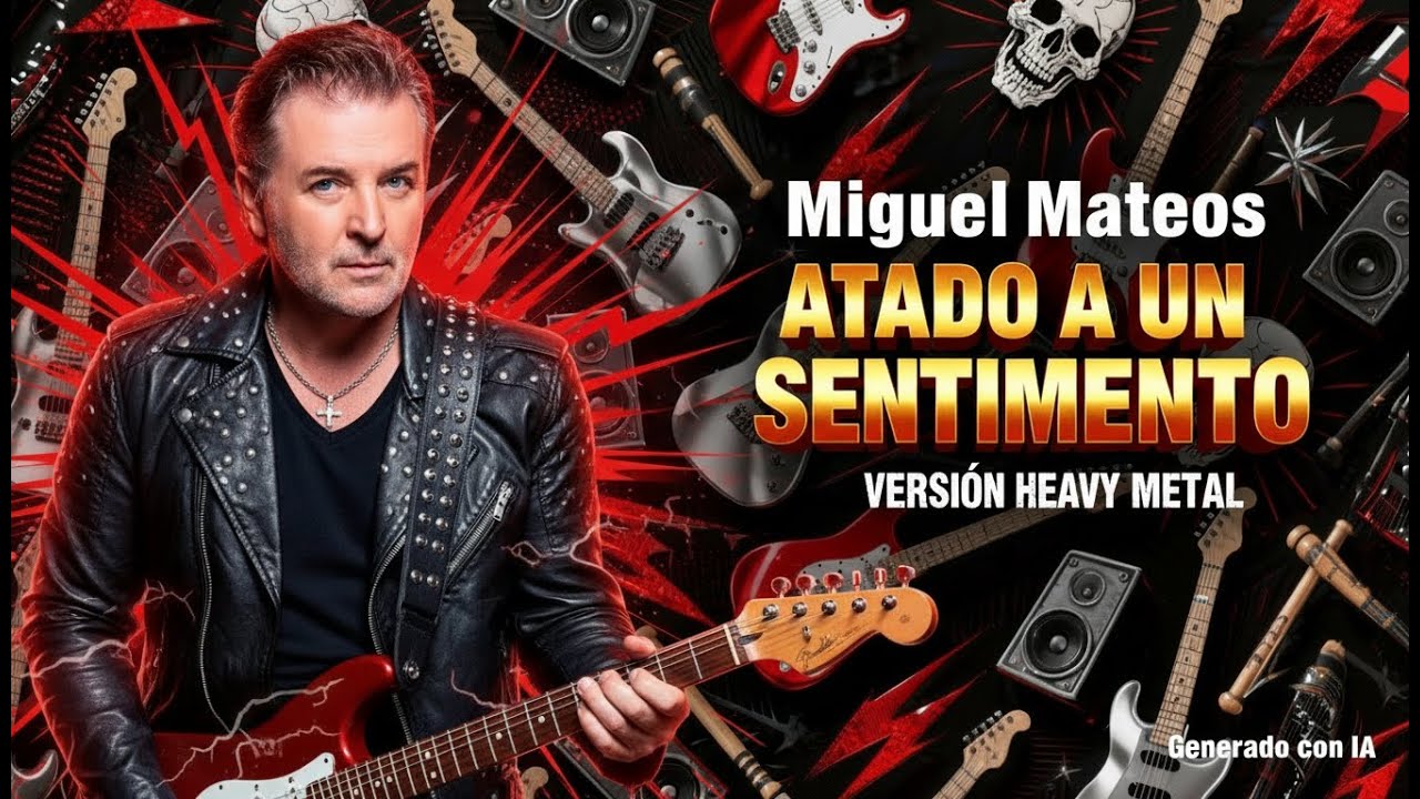 Miguel Mateos – Atado a un Sentimiento | Cover IA Heavy Metal 90s apasionado