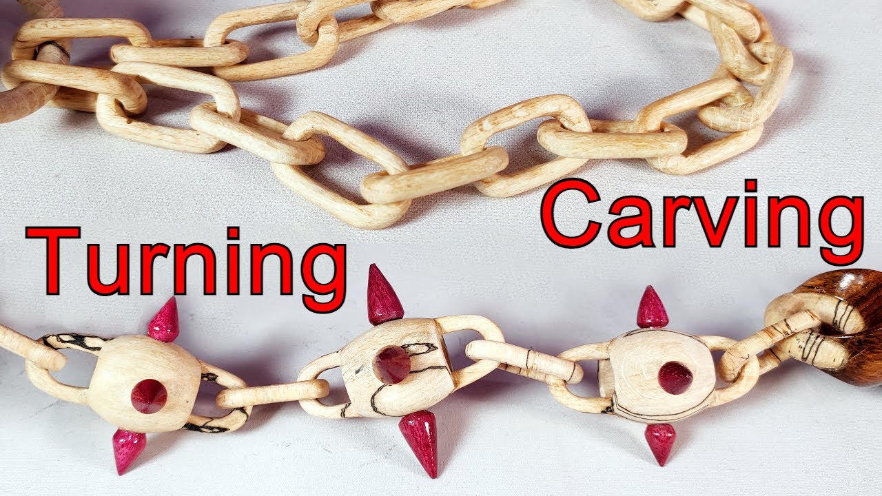 A New Way to Make a Chain - Turning VS Carving - New Technique